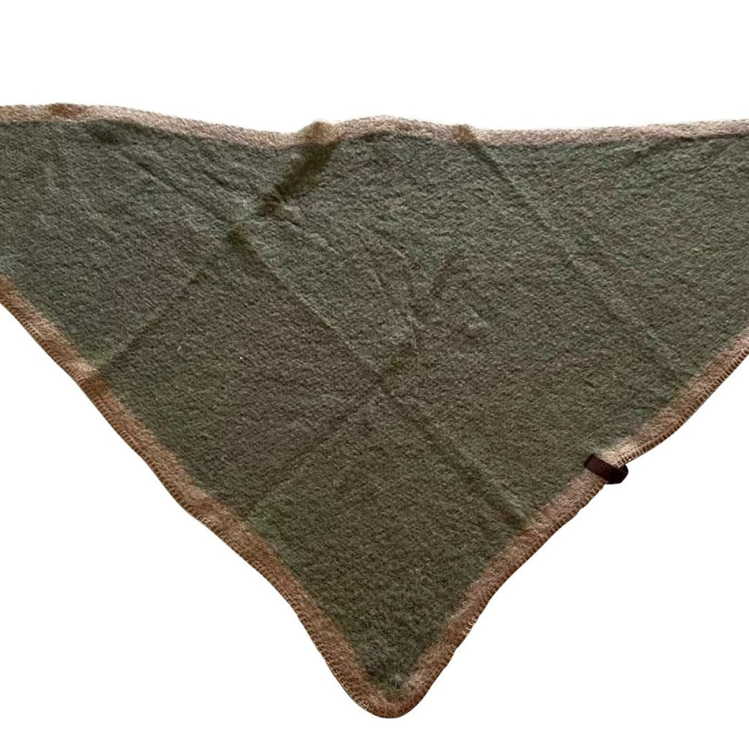Lot83 Sjaal Nina Rand 2 Groen Camel