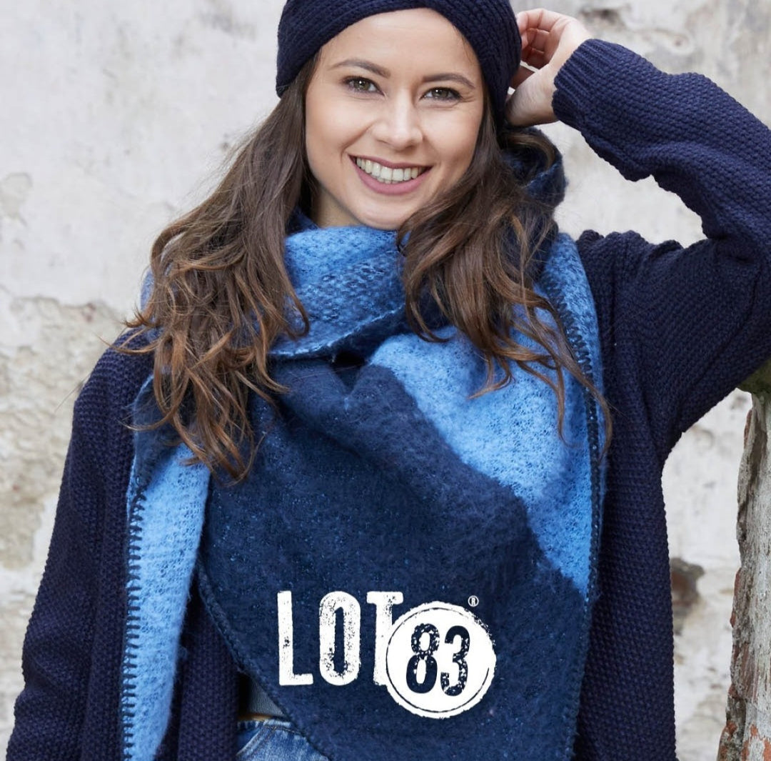 Lot83 Sjaal Nina Twin Blauw