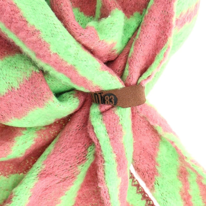 Lot83 Sjaal Nina Zebra Groen Roze
