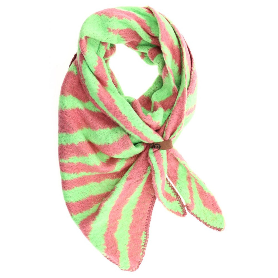 Lot83 Sjaal Nina Zebra Groen Roze
