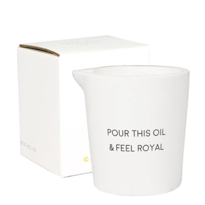 Massagekaars Pour This Oil Feel Royal