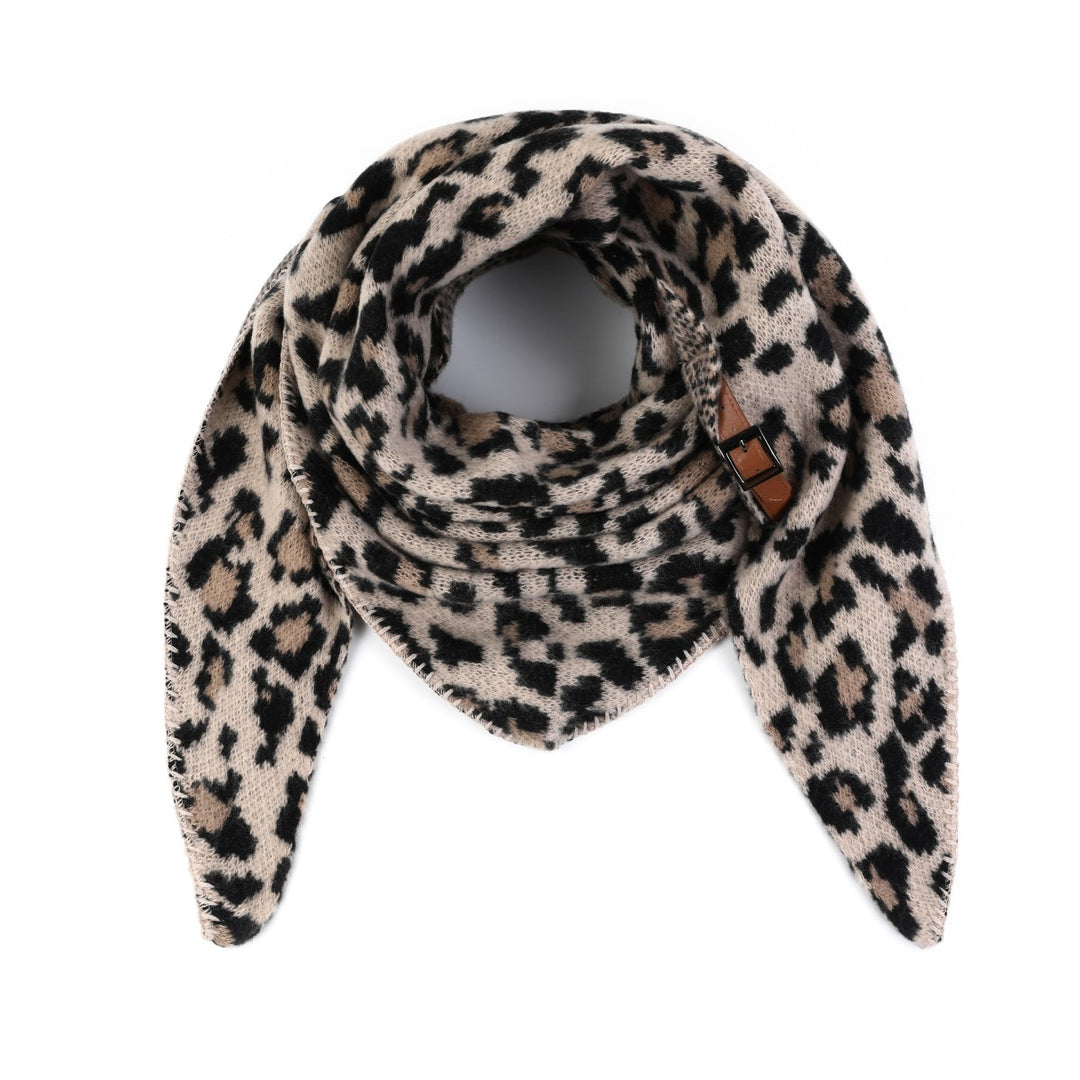 Omslagdoek Sjaal Leo Vibes Khaki