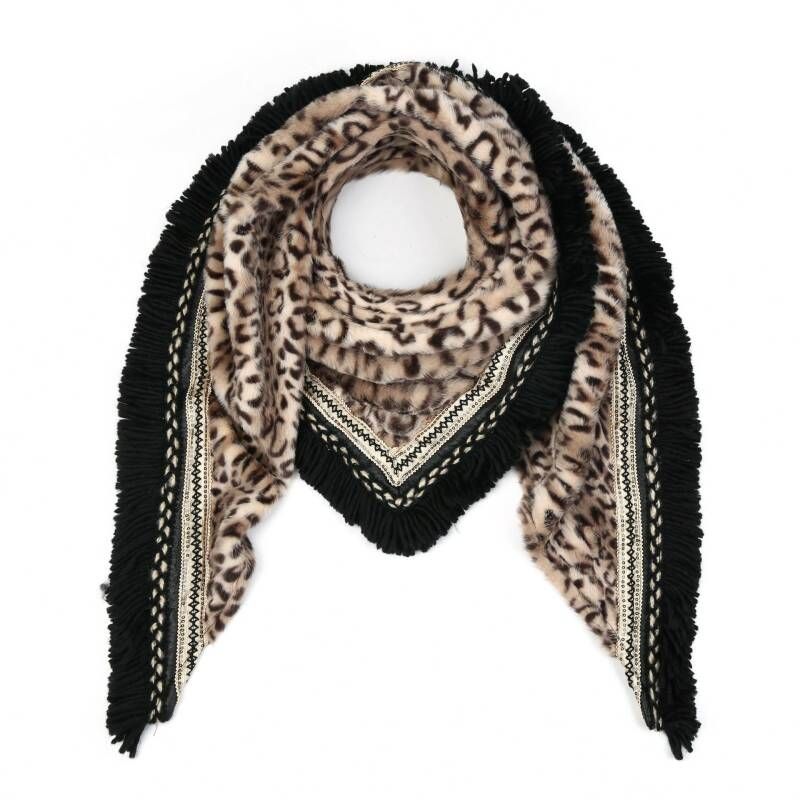 Omslagdoek Vachtsjaal Cheetah Goldina
