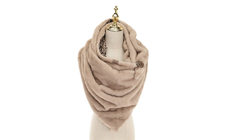 Omslagdoek Vachtsjaal Ellmau Khaki Panter