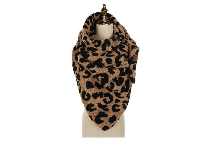 Omslagdoek Vachtsjaal Furano Camel Panter