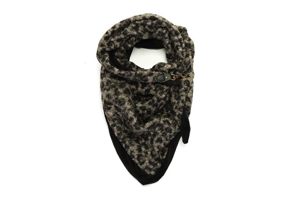 Omslagdoek Vachtsjaal La Parva Black Panter