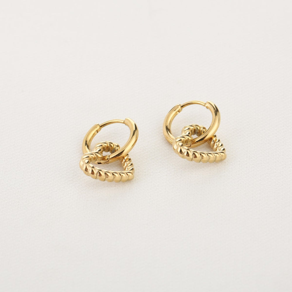 Oorbellen Baby Heart Goud