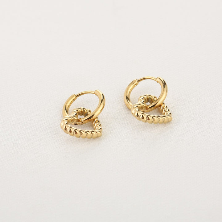 Oorbellen Baby Heart Goud