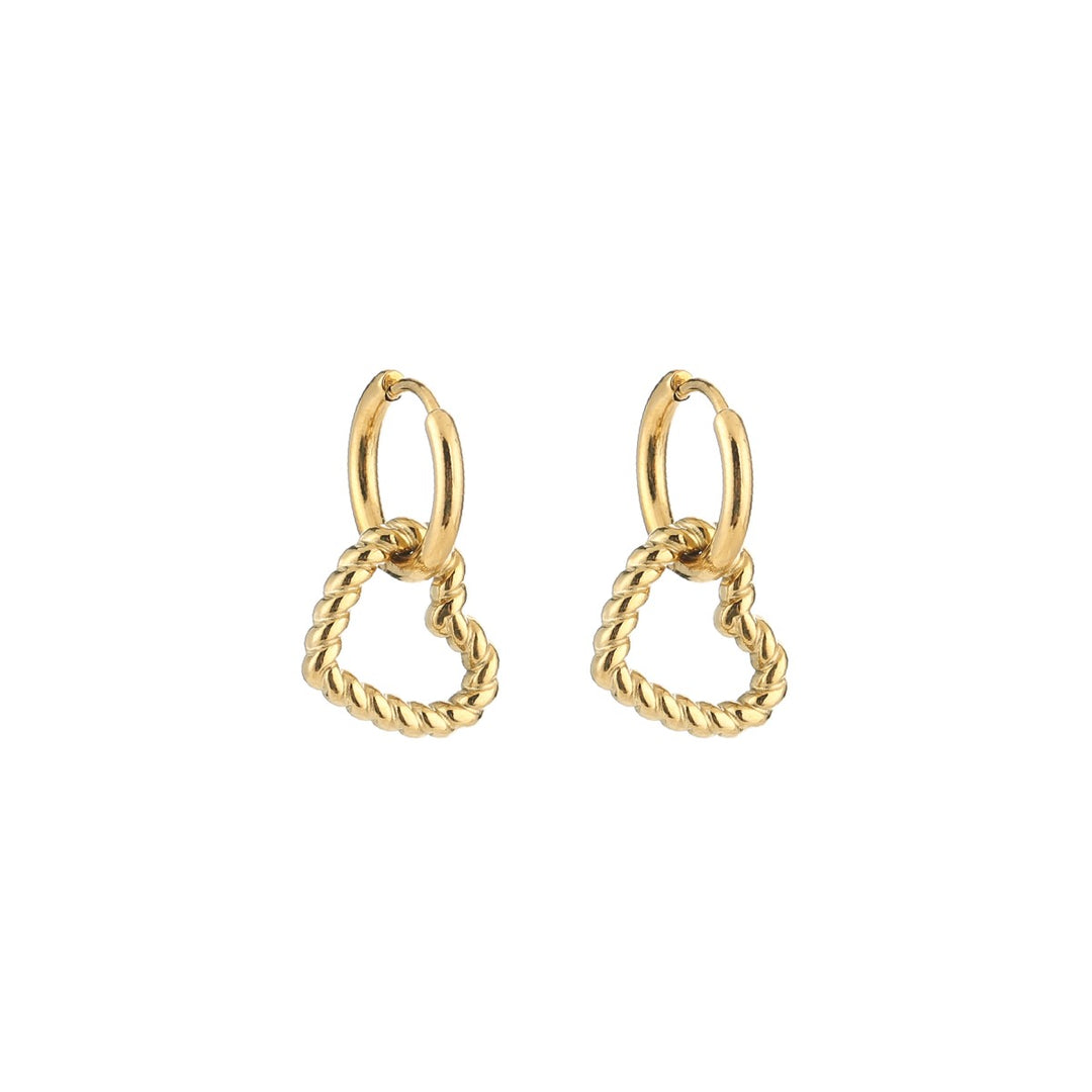 Oorbellen Baby Heart Goud
