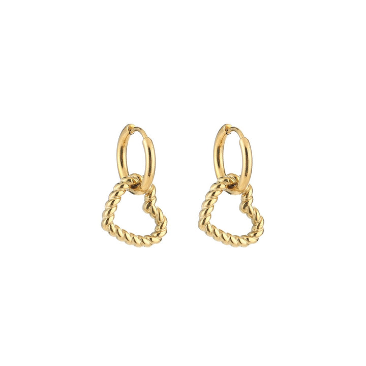 Oorbellen Baby Heart Goud