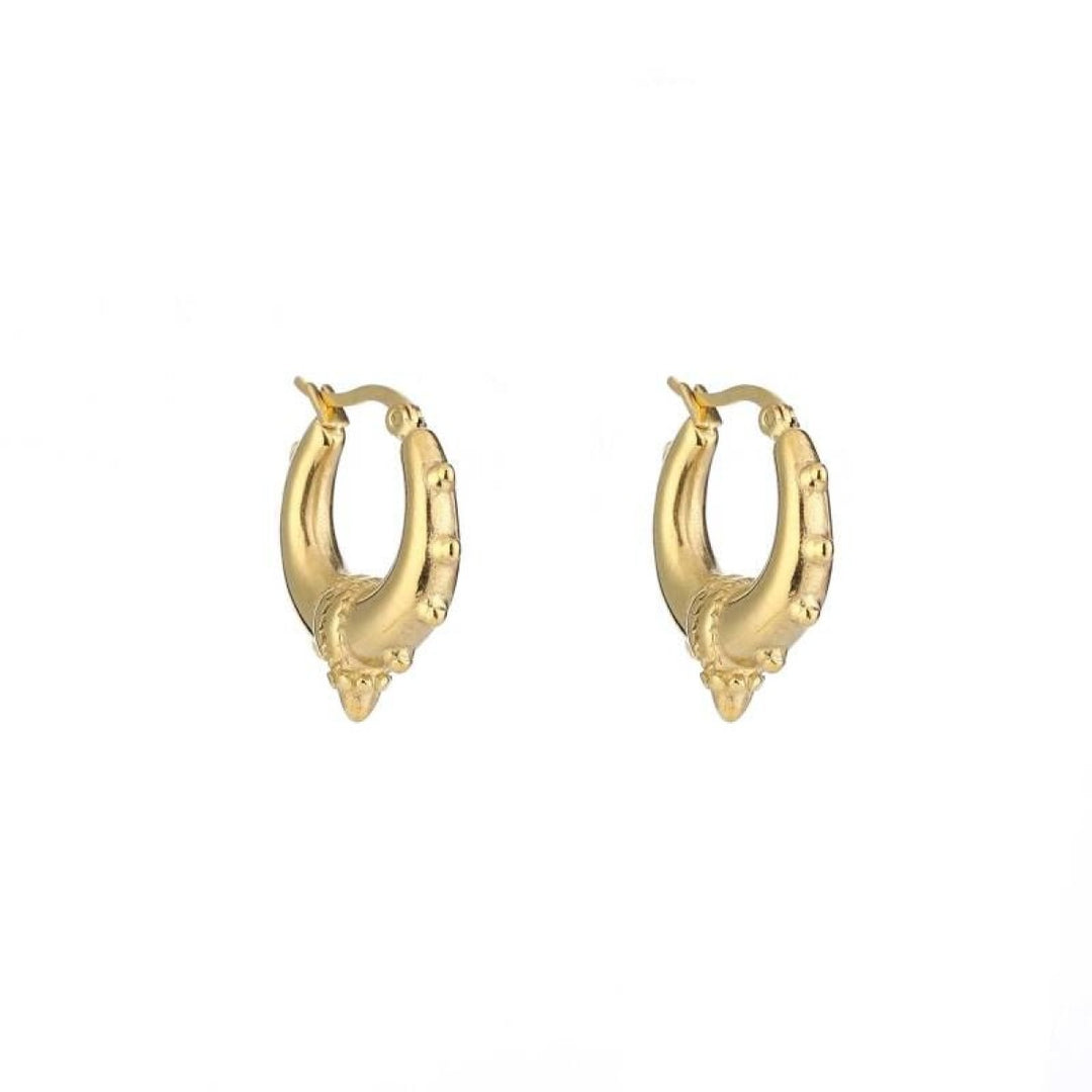 Oorbellen Bali Hoops Medium Goud