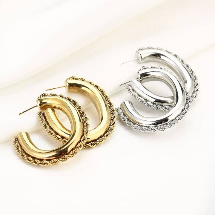 Oorbellen Bali Love Zilver
