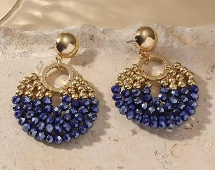 Oorbellen | Boho Round Beads