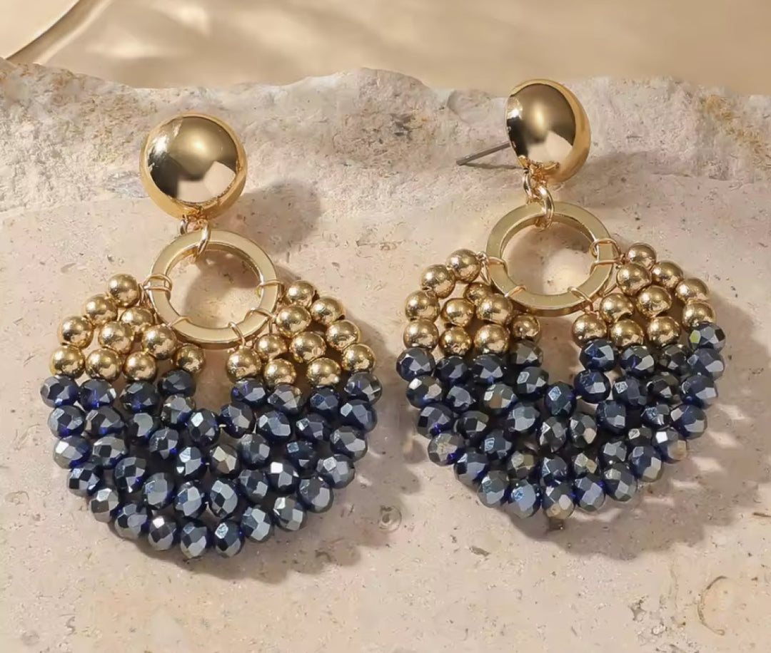 Oorbellen | Boho Round Beads