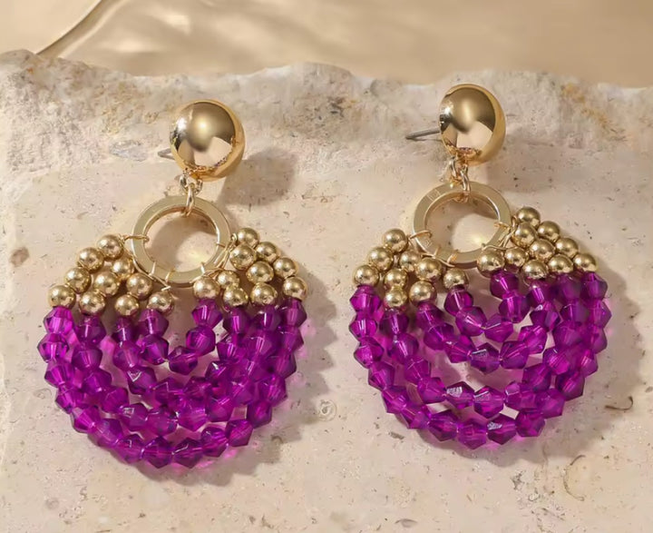 Oorbellen | Boho Round Beads