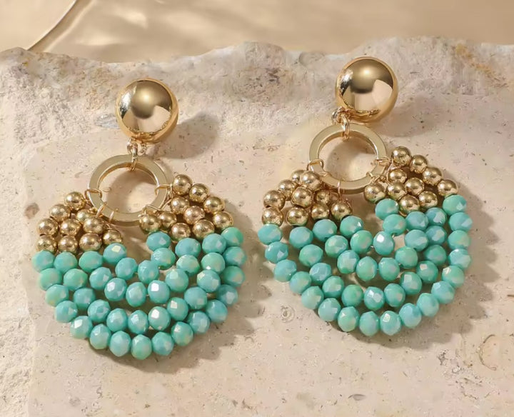 Oorbellen | Boho Round Beads