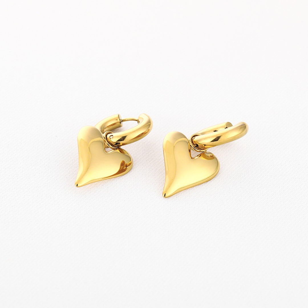Oorbellen Boldy Heart 2 0 Goud