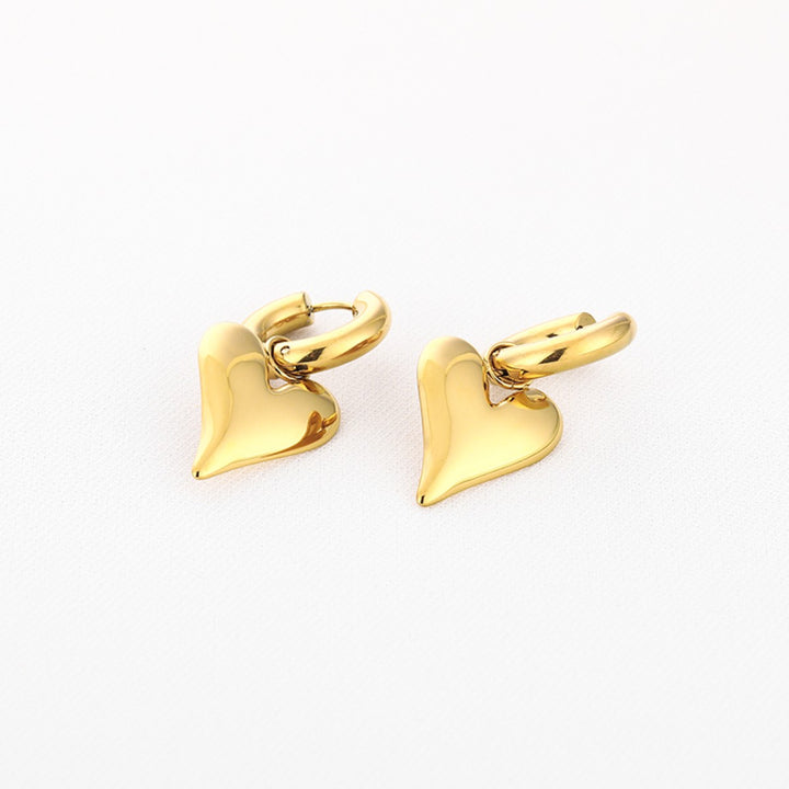 Oorbellen Boldy Heart 2 0 Goud