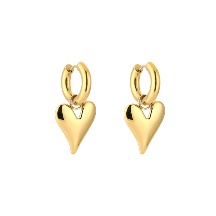 Oorbellen Boldy Heart 2 0 Goud