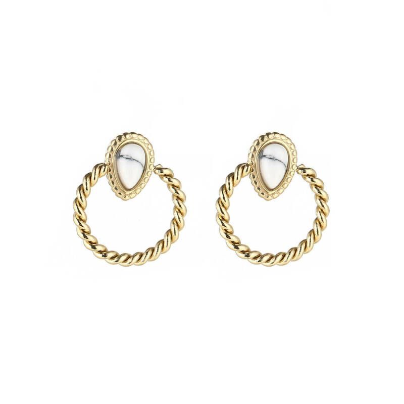 Oorbellen Classy White Gold