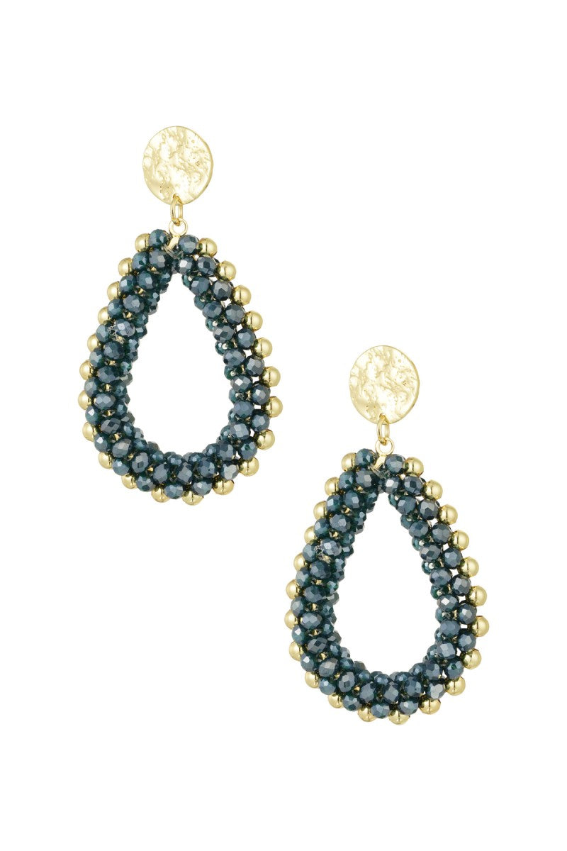 Oorbellen | Crystal Drop Beads
