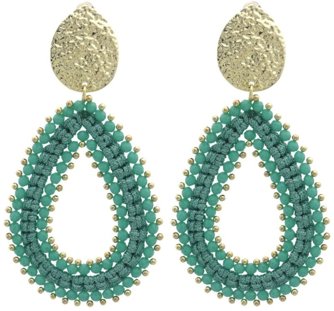 Oorbellen Crystal Life Turkoois