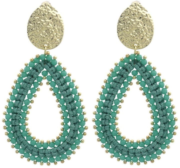 Oorbellen Crystal Life Turkoois