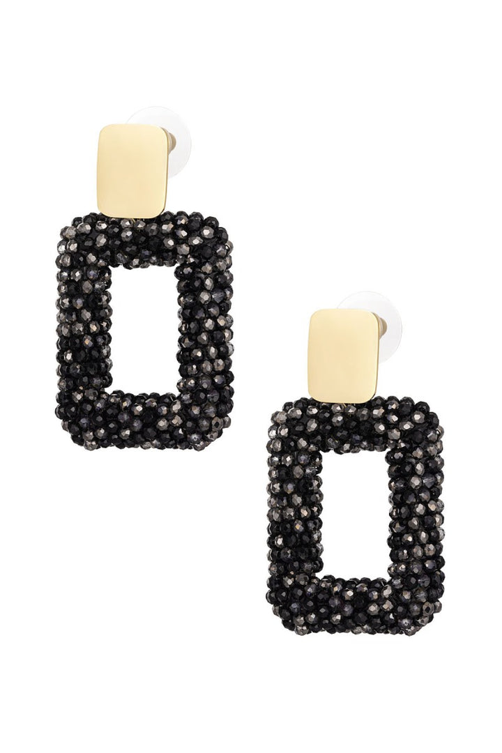 Oorbellen | Crystal Rectangle