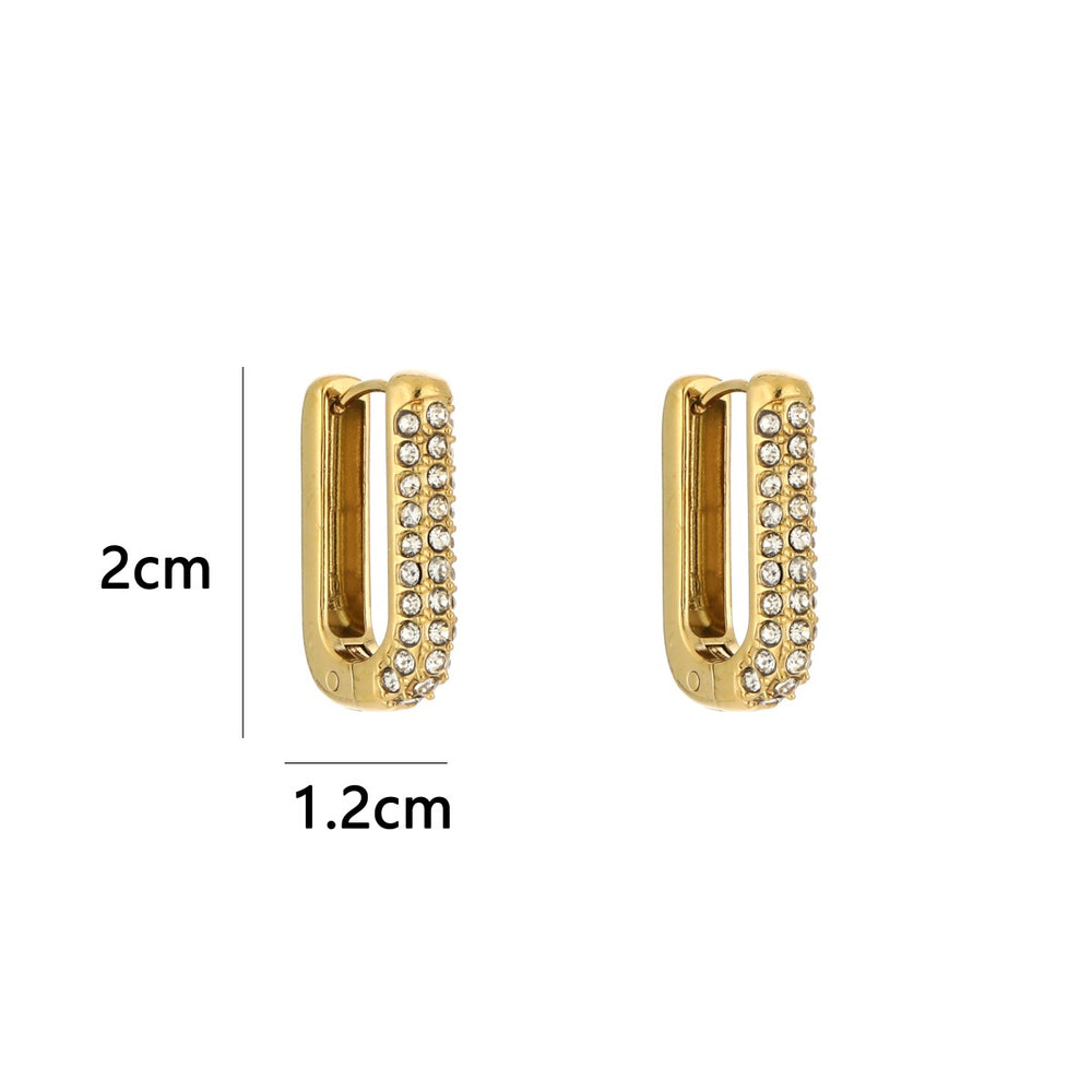 Oorbellen Double Shimmer Medium