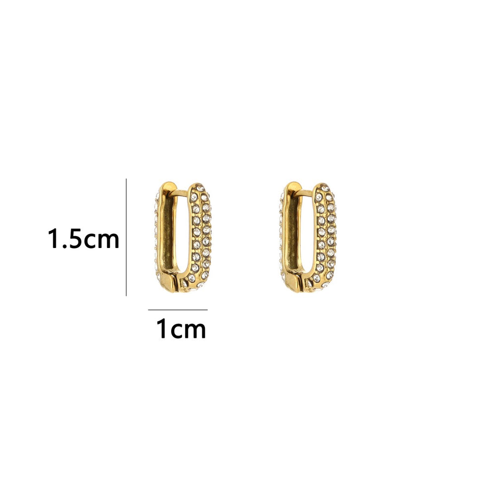 Oorbellen Double Shimmer Small