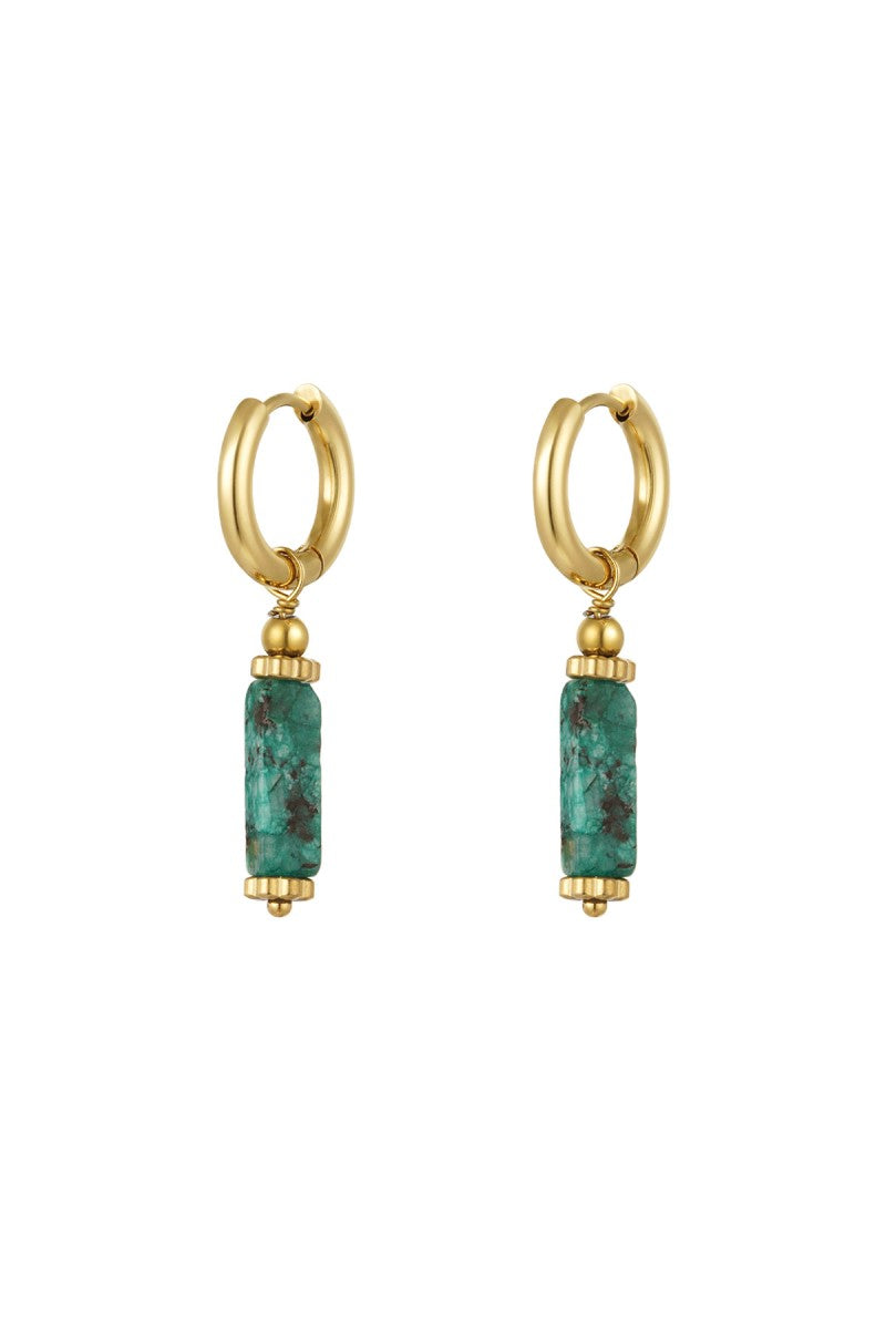 Oorbellen | Gem Stone
