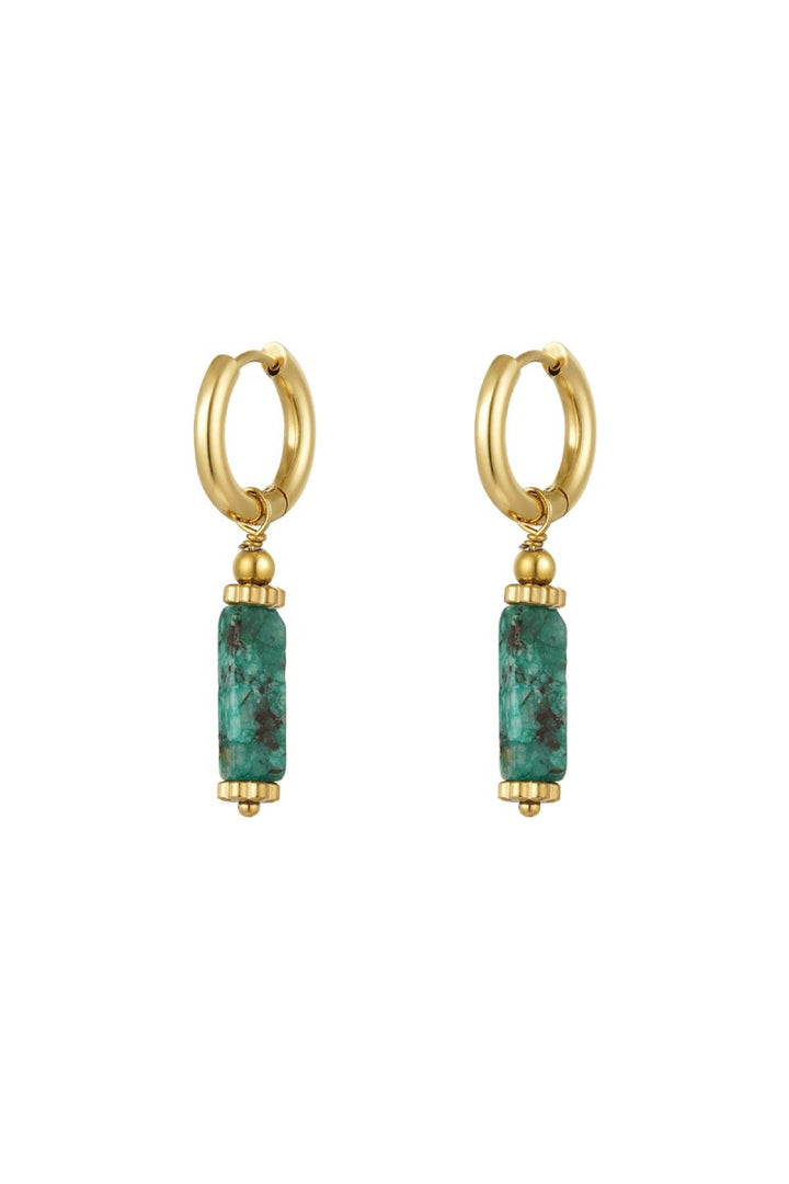 Oorbellen | Gem Stone