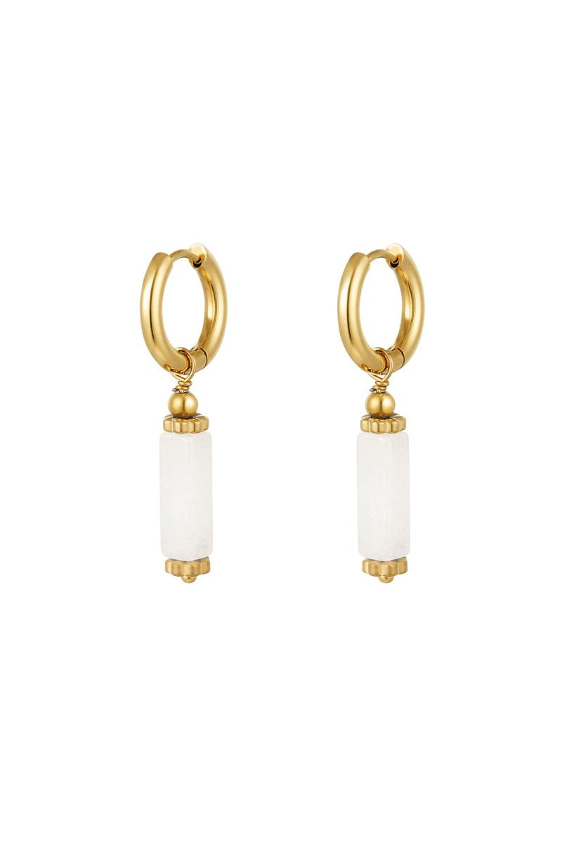 Oorbellen | Gem Stone