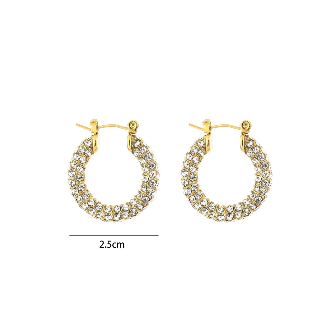 Oorbellen Glam Ring Goud