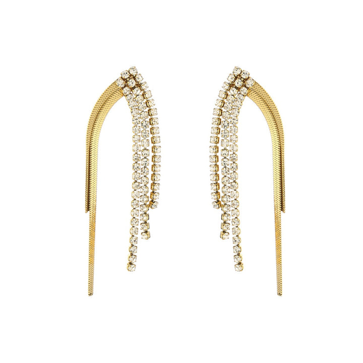 Oorbellen Glam Strass Goud