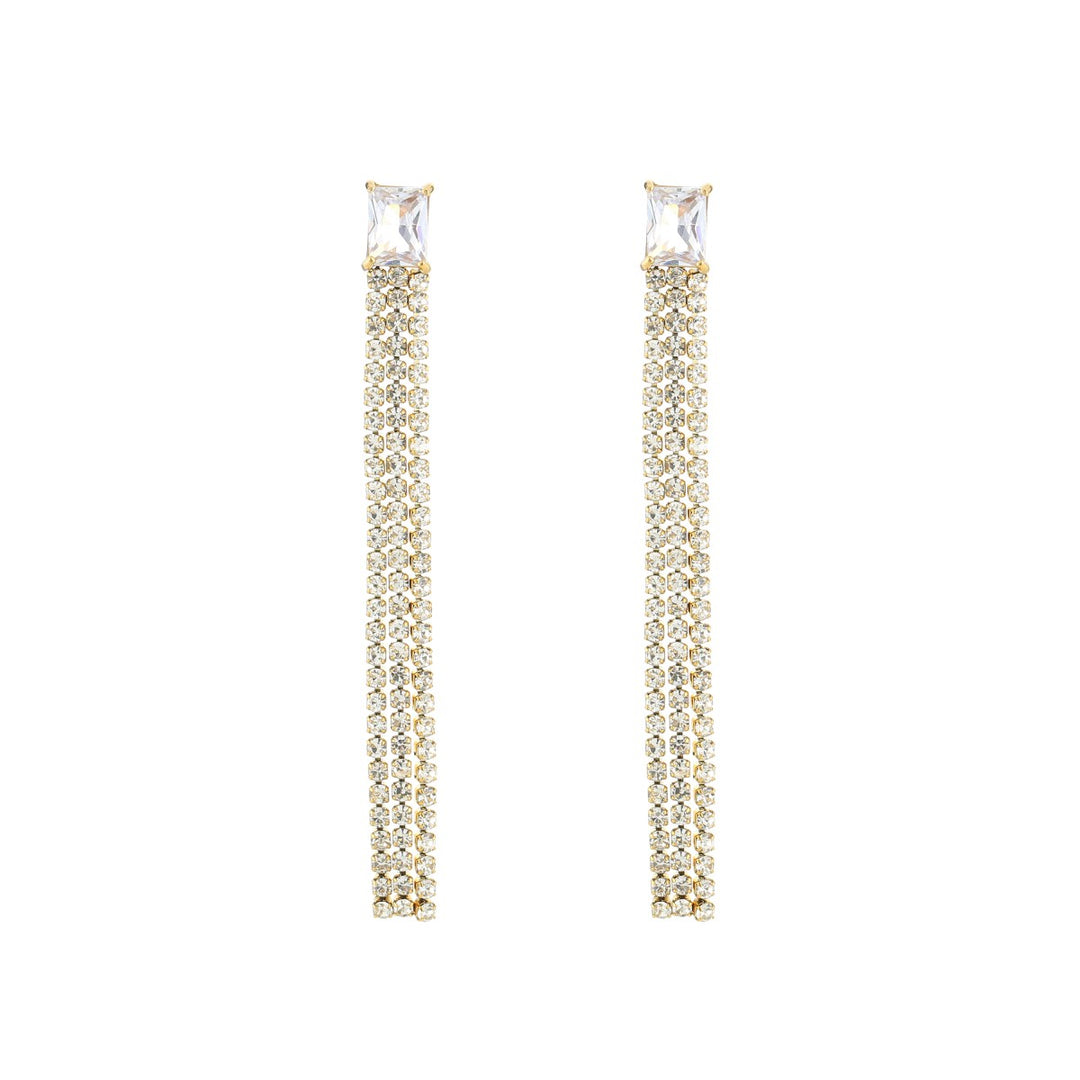 Oorbellen Long Strass Party
