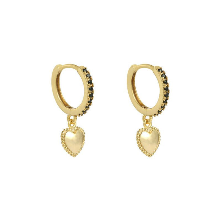Oorbellen Lovely Goud Zwart
