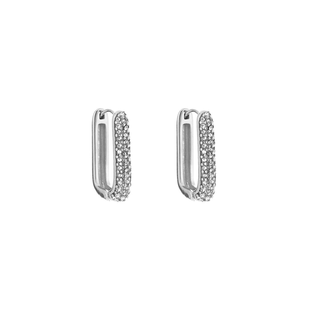 Oorbellen | Luxe Rectangle Zirkonia