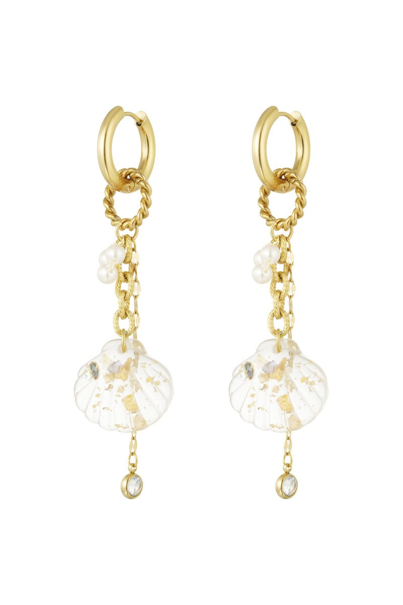 Oorbellen Luxury Schelp