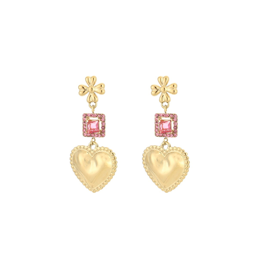 Oorbellen | Luxury Strass Heart
