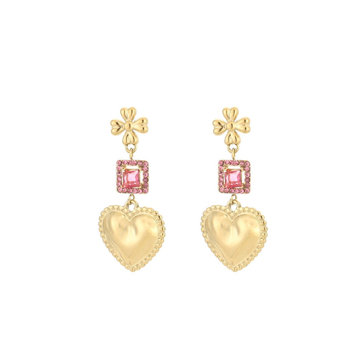 Oorbellen | Luxury Strass Heart