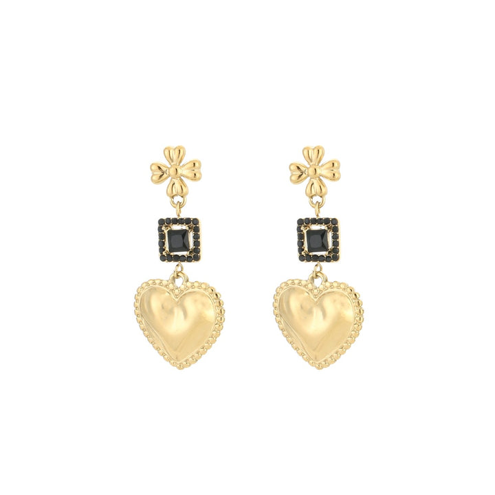 Oorbellen | Luxury Strass Heart