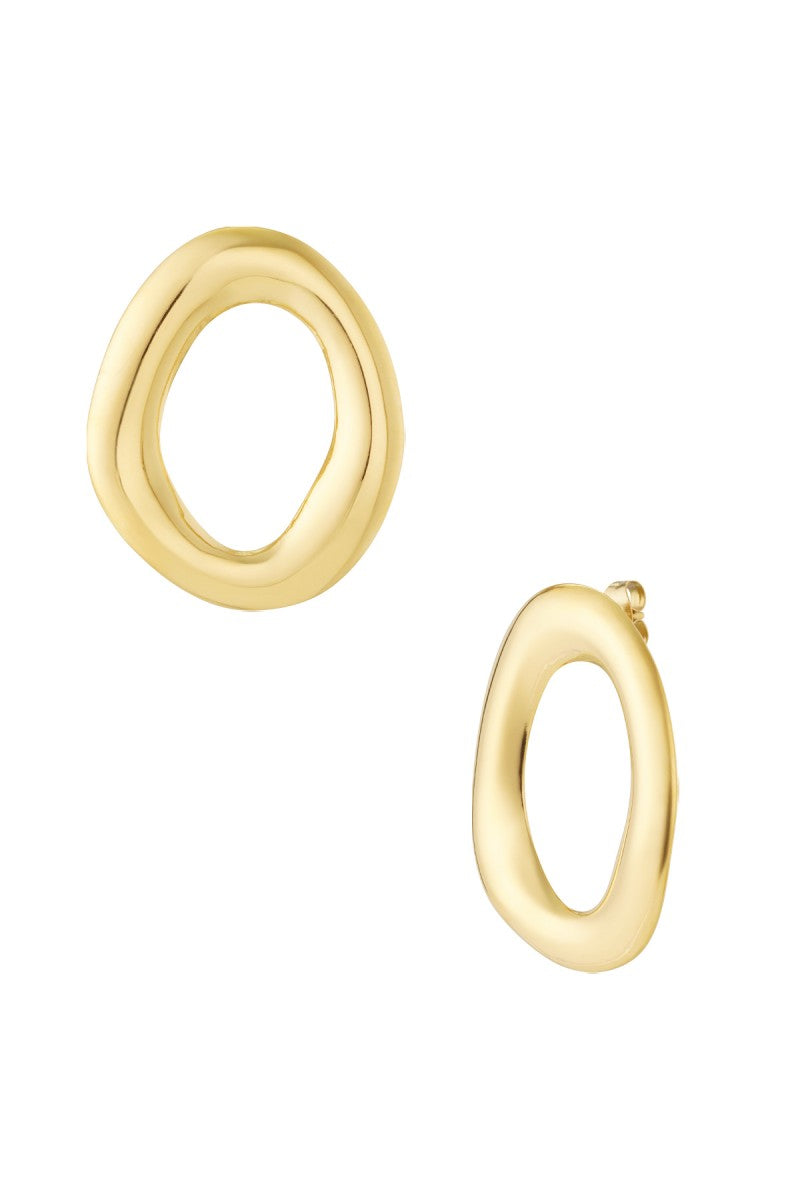 Oorbellen Oval Oasis Goud
