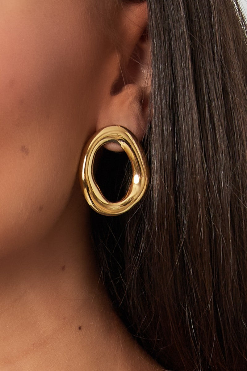 Oorbellen Oval Oasis Goud
