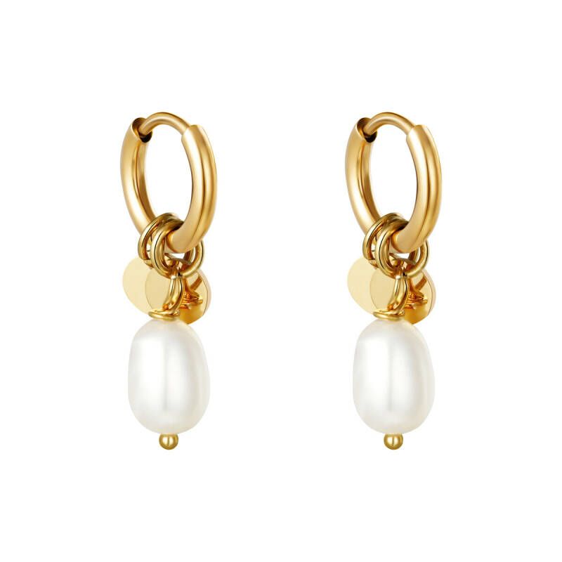 Oorbellen Pretty Pearl Goud