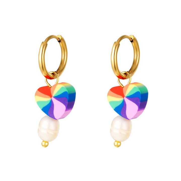 Oorbellen | Rainbow Parel