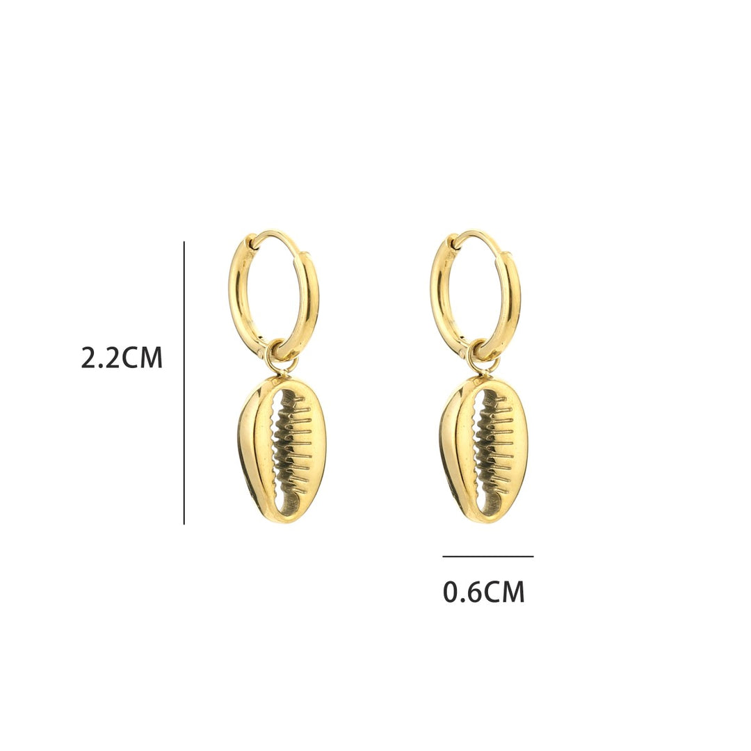 Oorbellen Schelp Goud