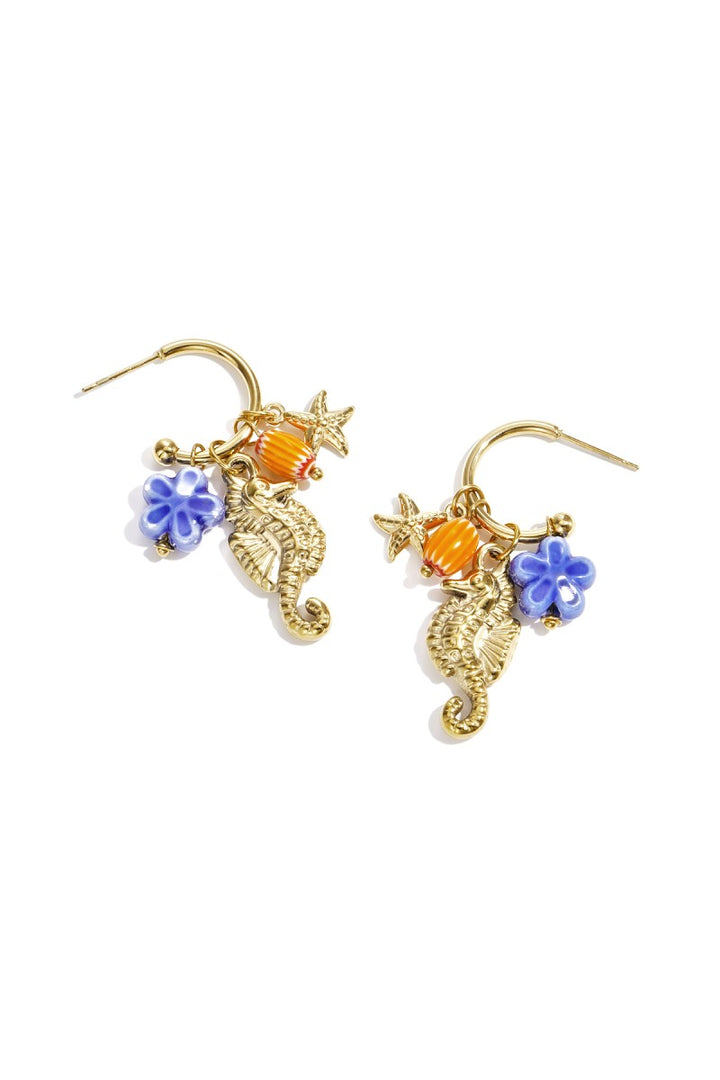 Oorbellen Seahorse Summer