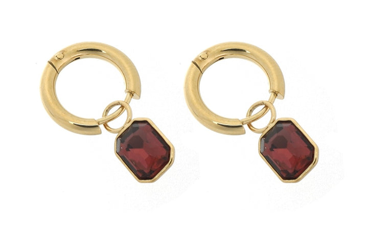 Oorbellen Selina Burgundy