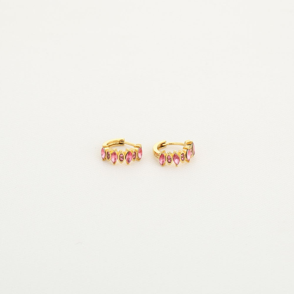 Oorbellen Shiny Stones Roze